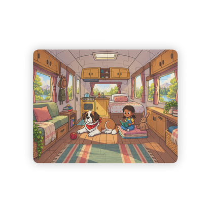 Big Dog in a Little Camper – George & Mia 30-Piece Kids’ Puzzle