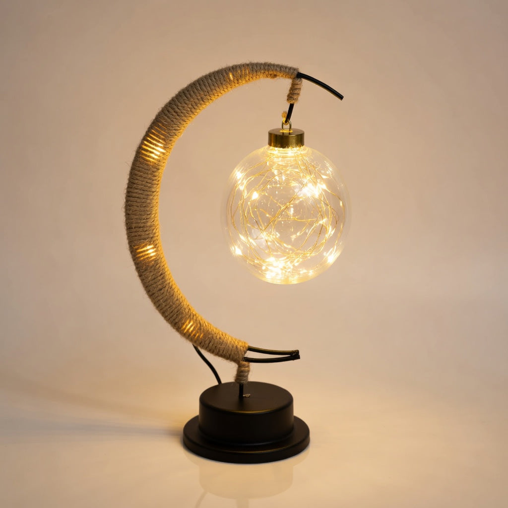 Crescent Moon LED Night Light for Bedroom