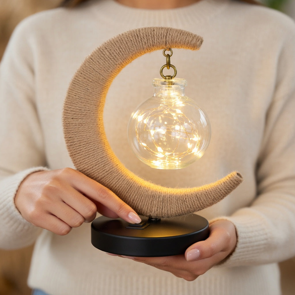Warm fairy lights inside